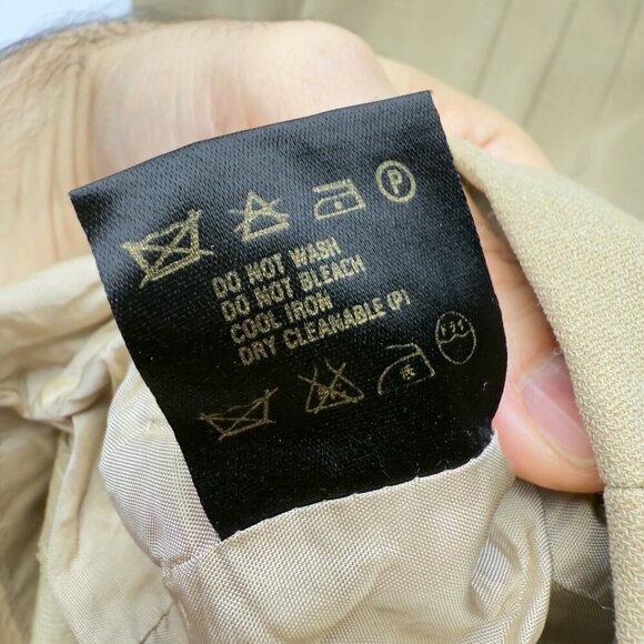 ESCADA Wool VTG Darted Bodice Fitted Neutral Office Luxury Short Sleeve 40 - Picture 6 of 9